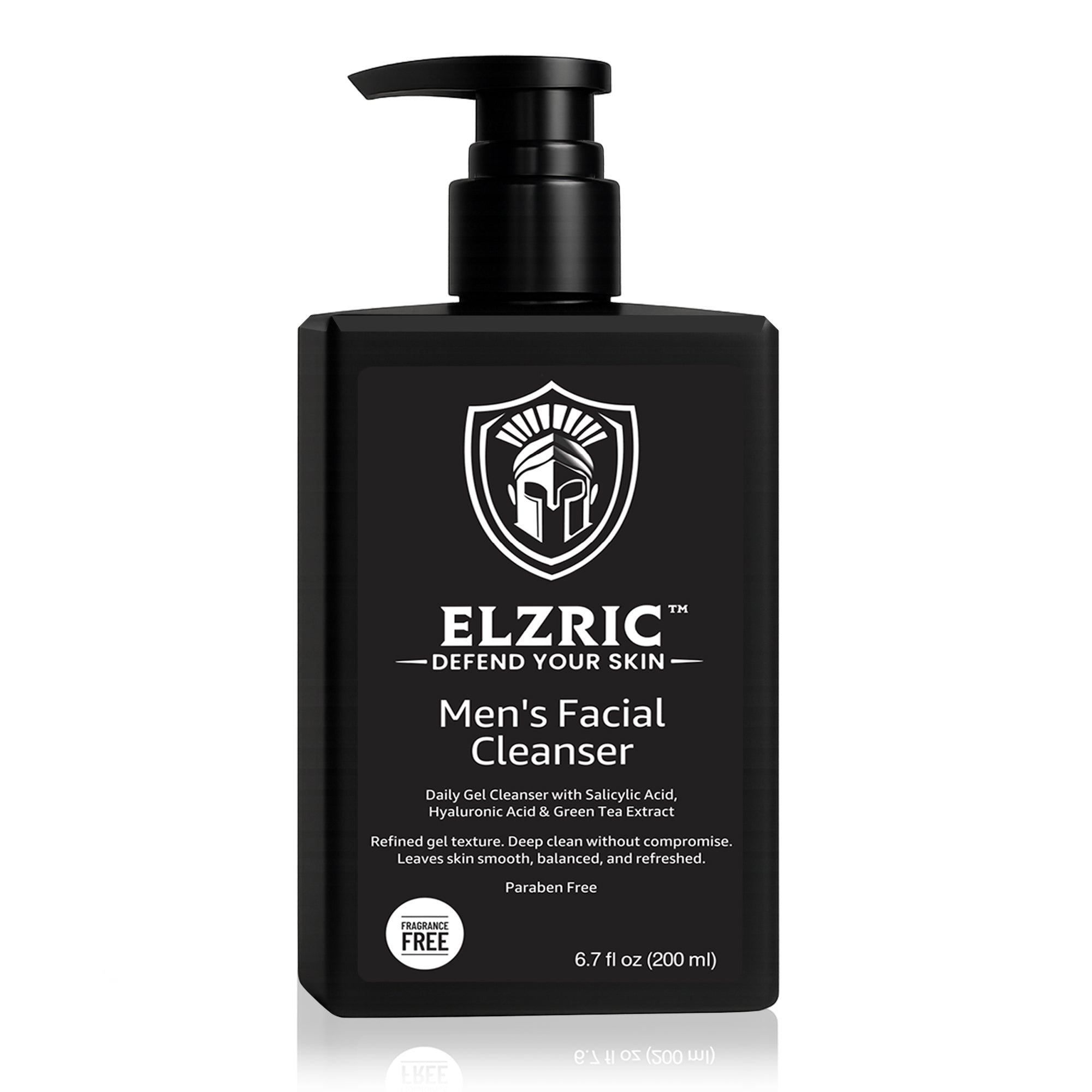 Elzric Men's Facial Cleanser for Acne & Irritation Relief